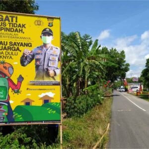 Jasa Baliho Rangka Bambu Jogja
