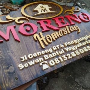 Produksi Papan Nama Homestay